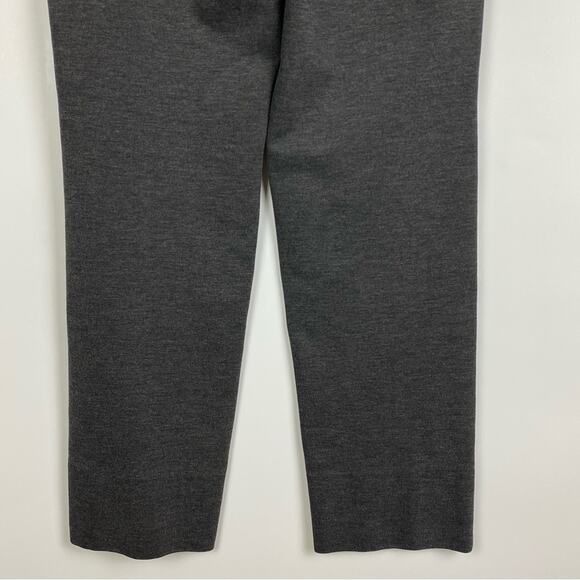J. Jill Charcoal Grey Ponte Knit Classic Slim Straight Leg Trousers Size XS - Picture 9 of 10